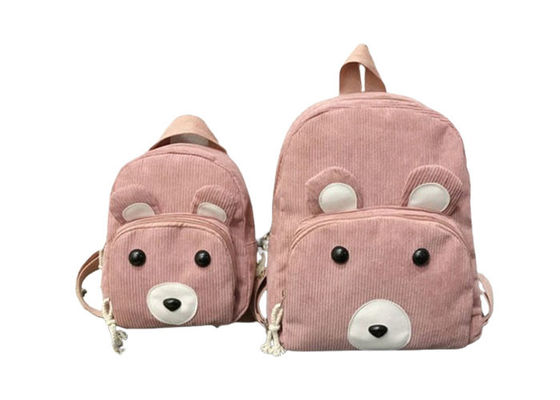 quality Mochila de algodão de 350 g Mochila infantil personalizada de corduroy factory
